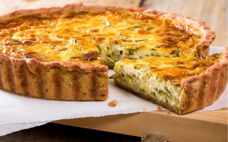 Receta saludable: Tarta de puerro y cebolla