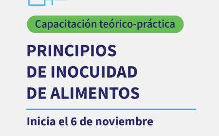 Capacitación teórico - práctica sobre principios de inocuidad de alimentos.
