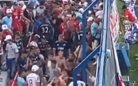 Triste final posterior al encuentro clásico.