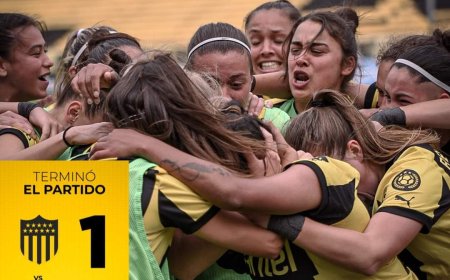 El clásico femenino del fútbol Uruguayo fue para Peñarol, con vuelta incluída.