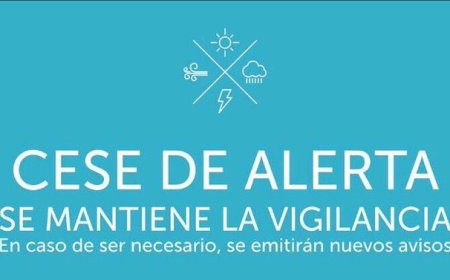 Inumet determina cese de alertas, pero se mantiene la vigilancia meteorológica.
