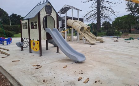 Quedarán operativas dos modernas baterías de juegos infantiles en el Bioparque.