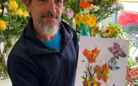 Un artista plástico colombiano brindará taller de técnicas al acrílico