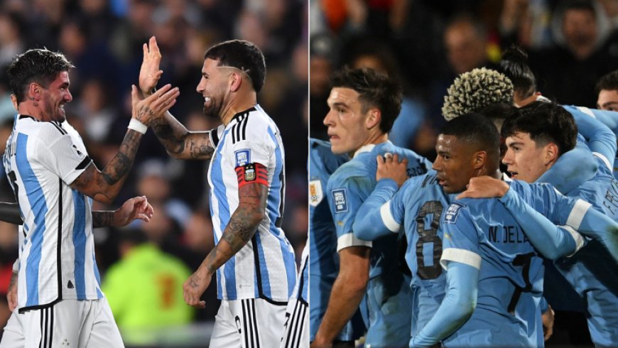 Uruguay vs Argentina: la celeste visita al líder de las Eliminatorias.