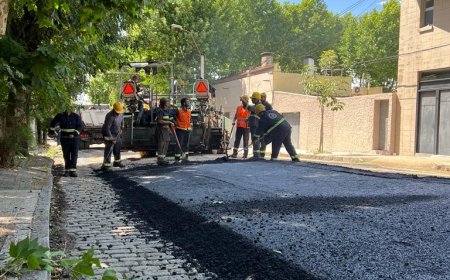 Se siguen realizando obras en calles de la ciudad de Durazno.
