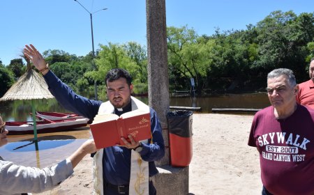 Hoy 8 de diciembre se realizó, la bendición de las aguas del Río Yi
