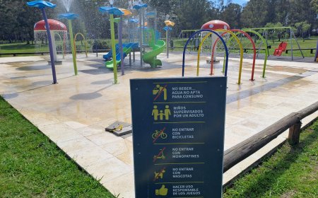 Vuelve la diversión para los más pequeños en el Parque de la Hispanidad, hoy se pone nuevamente en funcionamiento el Parque de Agua.
