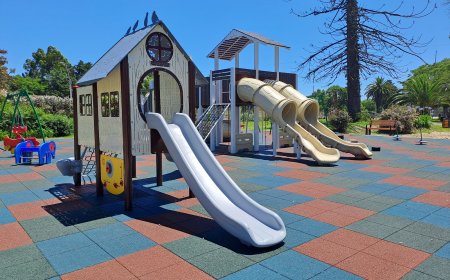 Quedaron habilitadas dos baterías de juegos infantiles en el Bioparque.
