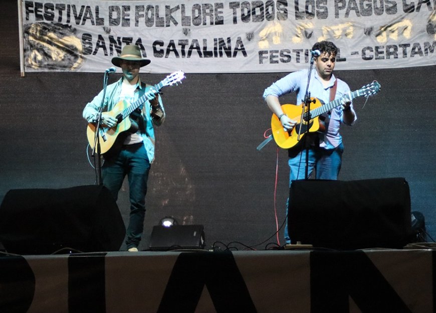 Ayer se realizó en la noche el Festival “Todos los pagos cantan en Santa Catalina”, departamento de Soriano.