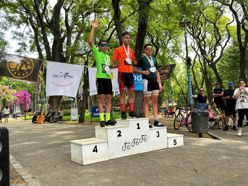 Competencia a nivel nacional en Durazno del Consejo de Categorías Menores de Ciclismo (CODECAM) 