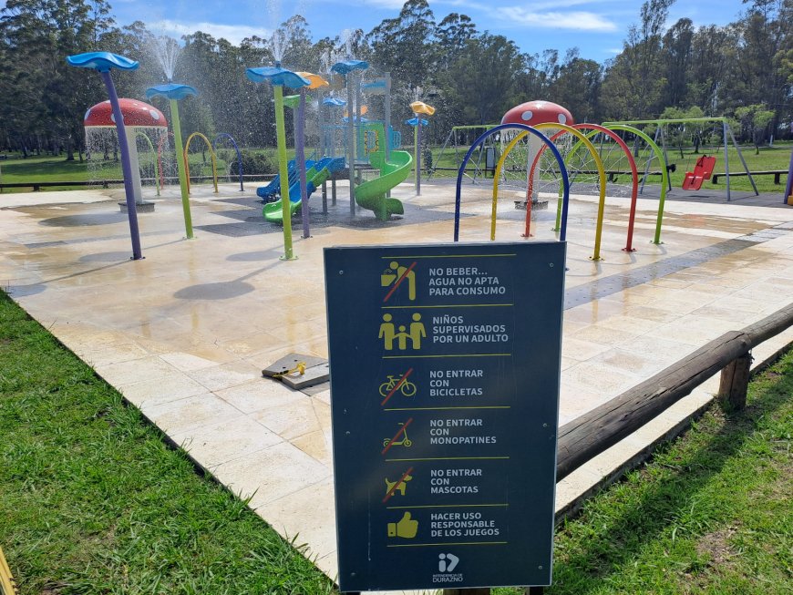 Vuelve la diversión para los más pequeños en el Parque de la Hispanidad, hoy se pone nuevamente en funcionamiento el Parque de Agua.