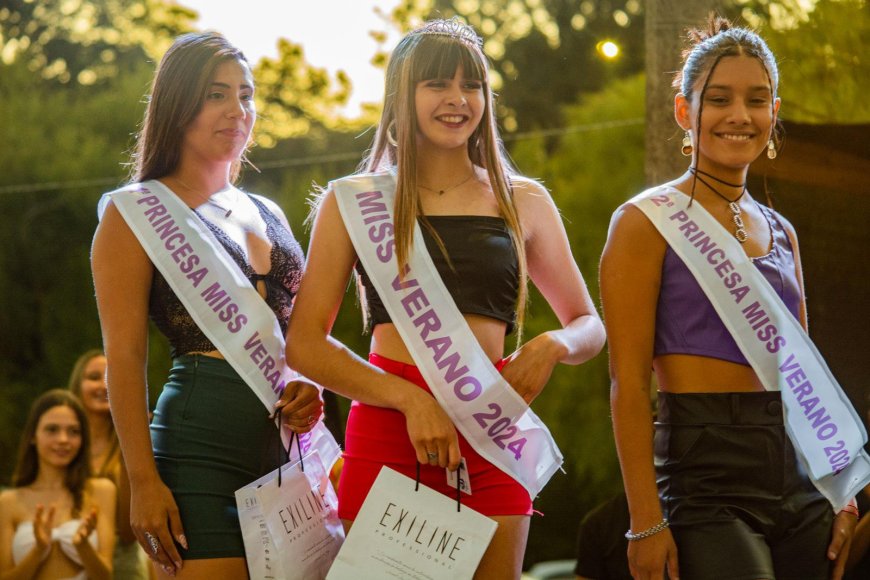 Fue electa Miss Verano 2024 joven de Sarandí del Yi.