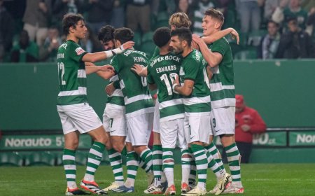 El Sporting de Coates ganó y recuperó la punta de la Liga de Portugal