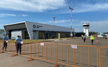 Se inauguró el aeropuerto internacional de Salto