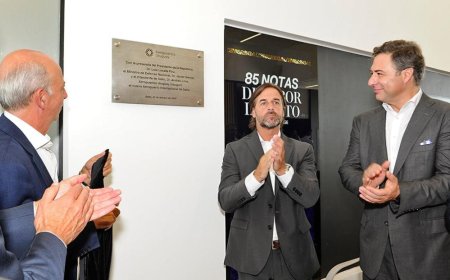 Lacalle Pou inauguró aeropuerto internacional de Salto