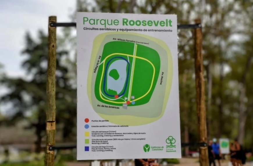 Parque Roosevelt incorporó nueva infraestructura deportiva.