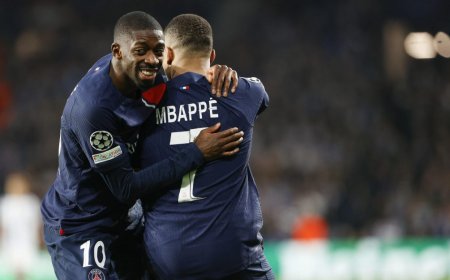 Champions: Un doblete de Mbappé mete al PSG en cuartos con Ugarte en cancha