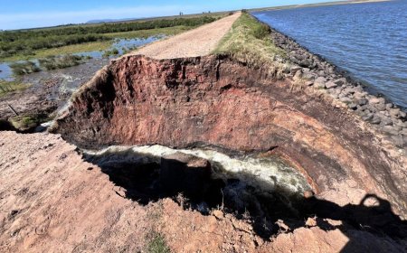 Represa de Cerro Largo sufrió una rotura y advierten a productores por inminente crecida