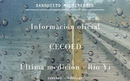 Última medición del Río Yí (140900MAR24)