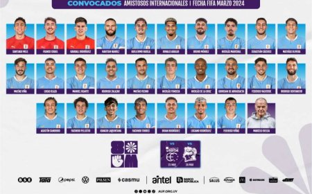 Uruguay anuncia nómina para desafíos ante País Vasco y Costa de Marfil