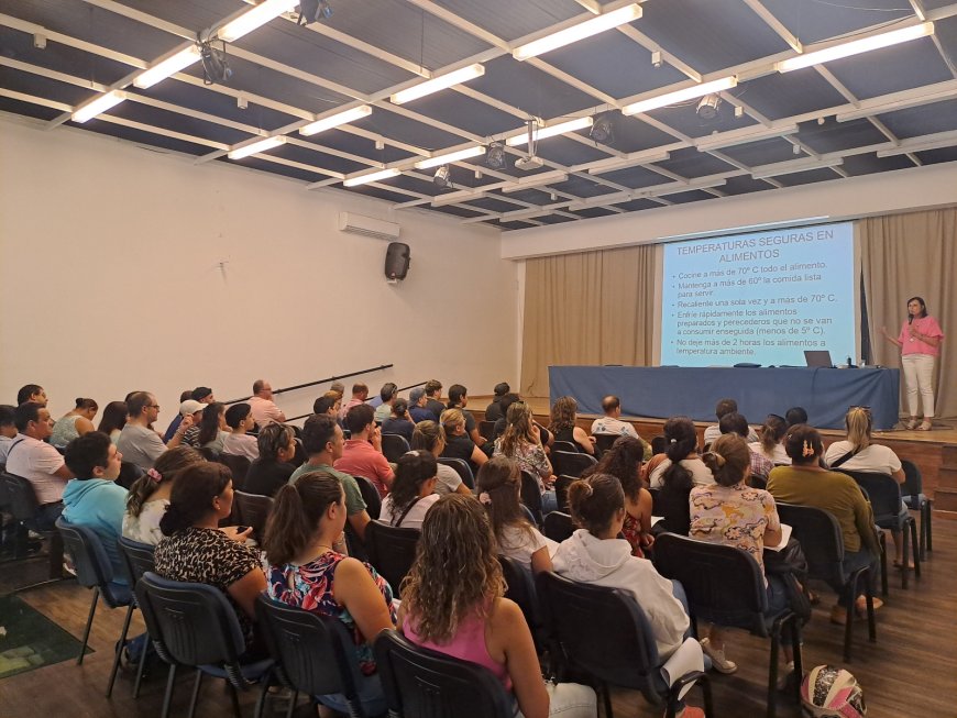 Terminó la primera instancia de capacitación del año para obtener carné de manipulación de alimentos en Durazno