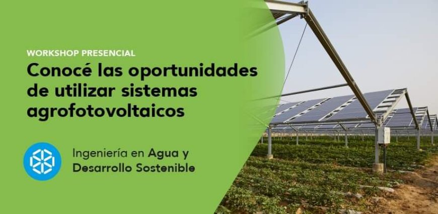 Se realizará workshop sobre sistemas agrofotovoltaicos