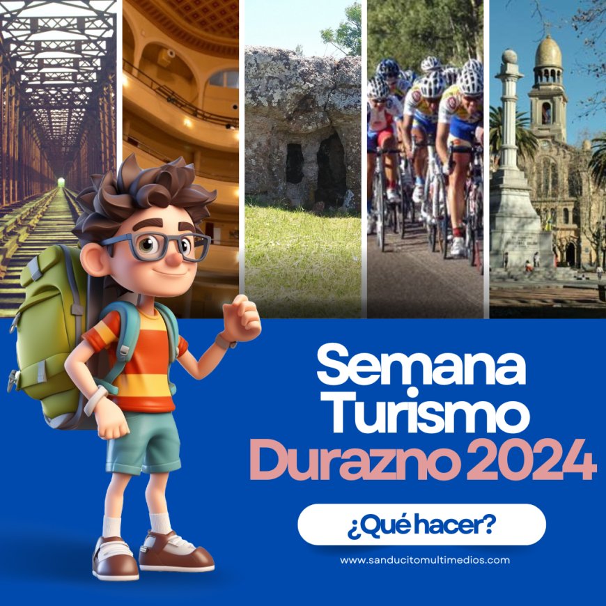 Actividades en el Departamento de Durazno, durante la Semana de Turismo 2024.