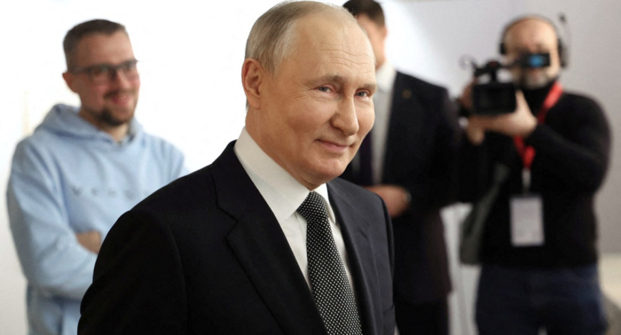 Triunfo aplastante: Putin fue reelecto como presidente de Rusia tras ganar las elecciones con más del 87% de los votos