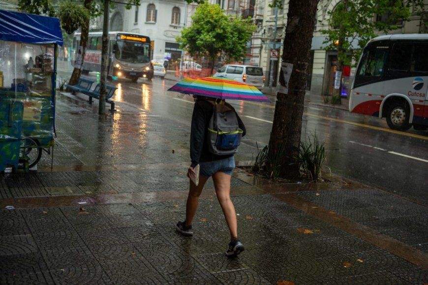 Tormenta, lluvia y viento fuerte: Inumet actualizó aviso