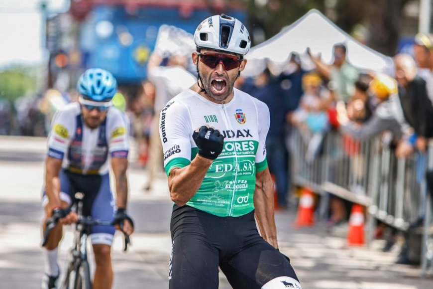 Roderyck Asconeguy ganó la primera etapa de la Vuelta Ciclista del Uruguay