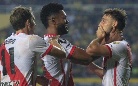 Los rivales de Nacional: River ganó en Venezuela con goles uruguayos