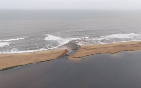 El Ministerio de Ambiente autorizó la apertura de la barra de la Laguna Garzón