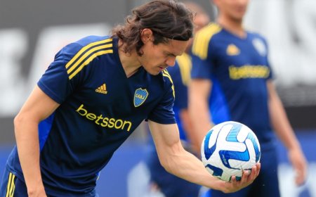 Cavani vuelve a la convocatoria de Boca para el partido por Sudamericana