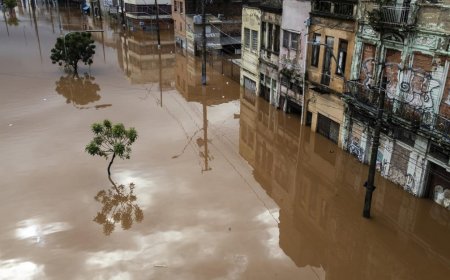 Suben a 84 los muertos por las inundaciones en el sur de Brasil