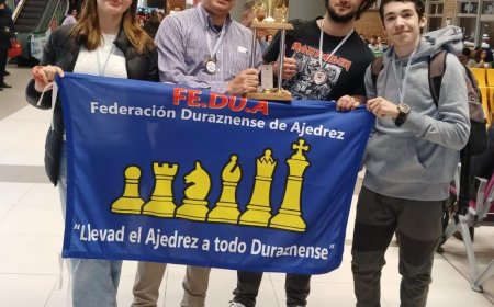Durazno vicecampeón de Ajedrez por equipos en Montevideo.
