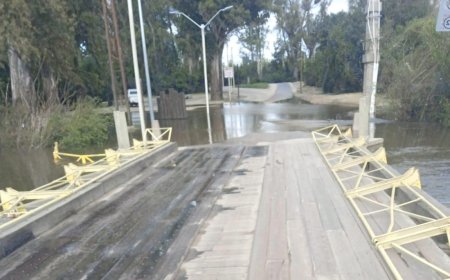 Quedó inhabilitado el pasaje por el puente "viejo"