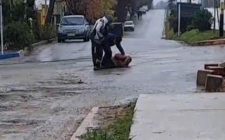 Violento incidente en la vía pública