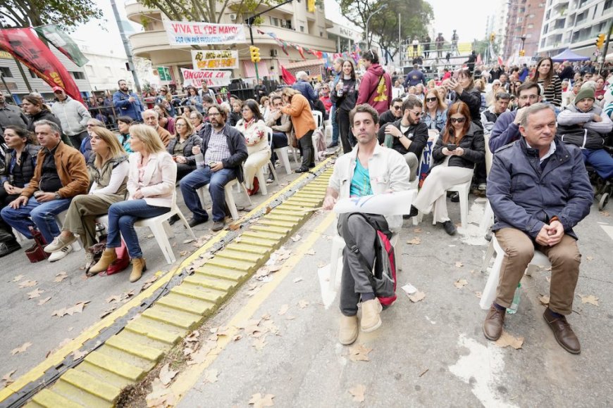 Delgado dijo que discrepó «con la mayor parte del discurso» del 1º de Mayo