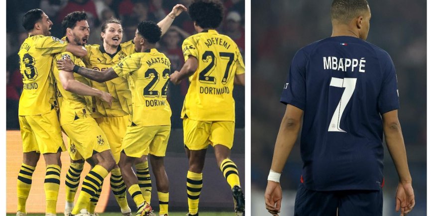 Borussia Dortmund eliminó al PSG de Mbappe y jugará la final de la Champions