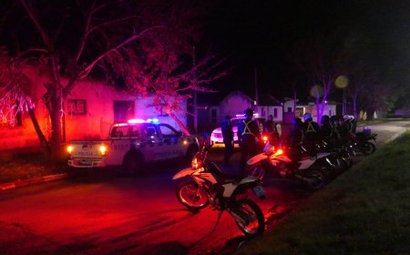 Allanamiento en barrio Vista Linda.