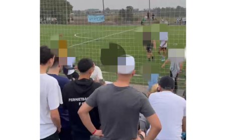 Violento incidente en final de torneo de fútbol en Durazno