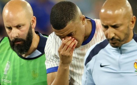 Mbappé se fracturó el caballete pero no será operado