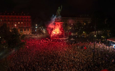 Caos en Francia: gases lacrimógenos contra disturbios culminan las elecciones legislativas
