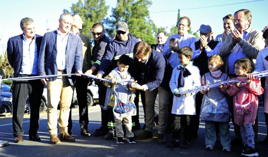 Gobierno inauguró obras viales en tramo de ruta n.° 6