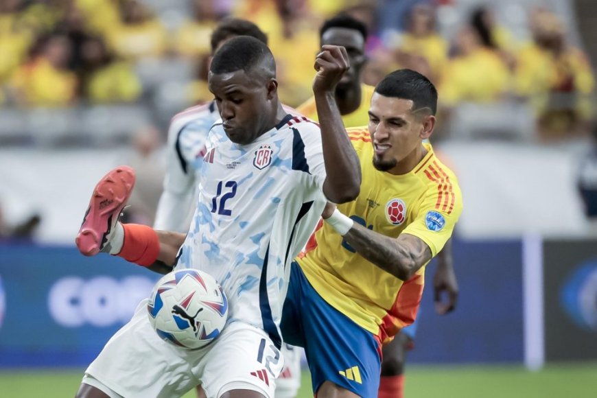Colombia goleó a Costa Rica y se mete en cuartos