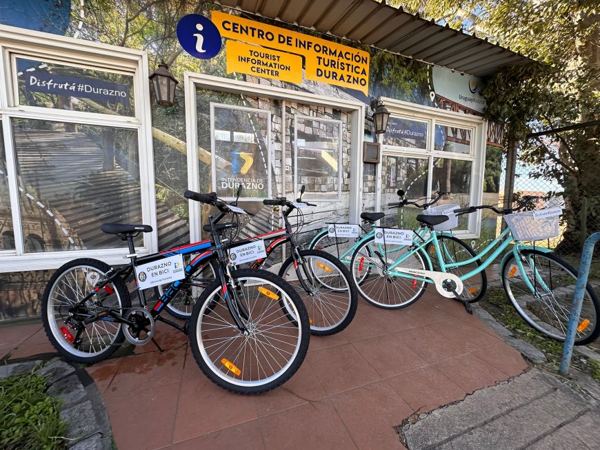 Durazno en Bici: Recorrido del Parque de la Hispanidad en bicicleta