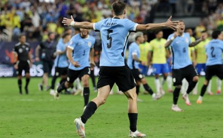 Uruguay derrotó a Brasil por penales y está en semifinales