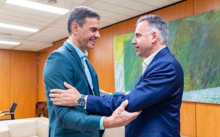 Orsi se reunió con el presidente del gobierno de España, Pedro Sánchez