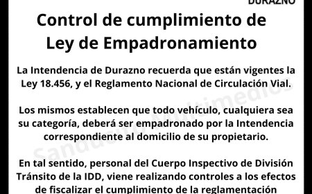 Control de cumplimiento de Ley de Empadronamiento.