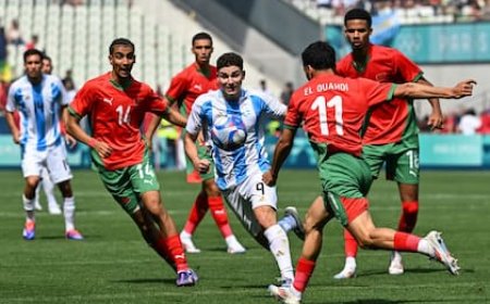 Malestar en redes sociales y alivio para la selección Argentina Sub 23 que logra un empate agónico contra Marruecos en un final lleno de suspenso e incidentes